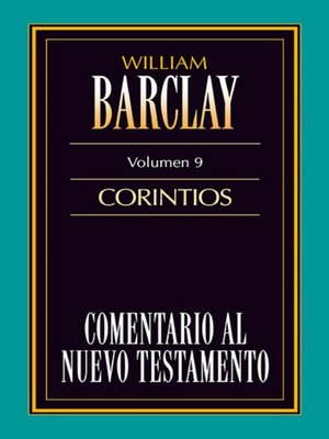 cover image of Comentario al Nuevo Testamento Volume 09
